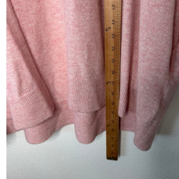 NWT Sablyn Peony Pink Rooney Shawl 100% Cashmere Open Front Sweater Vest S - Picture 11 of 12